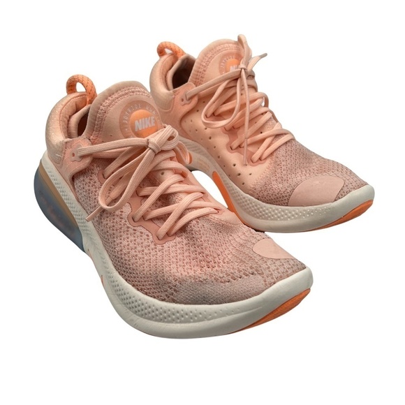 Nike Joyride Run Flyknit Sunset Tint Sneakers Size 8.5 Women's - Picture 1 of 9
